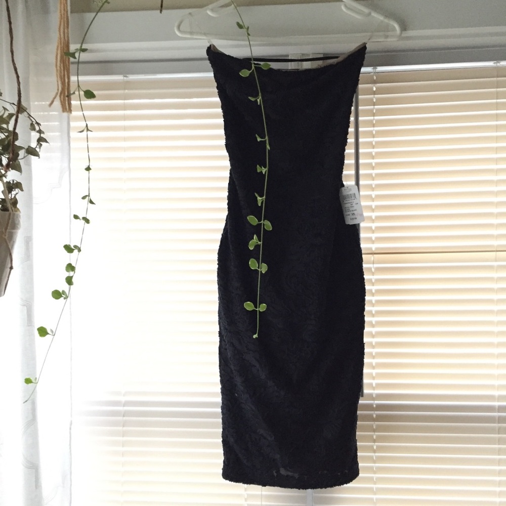 New‼️ fitted black soft dress